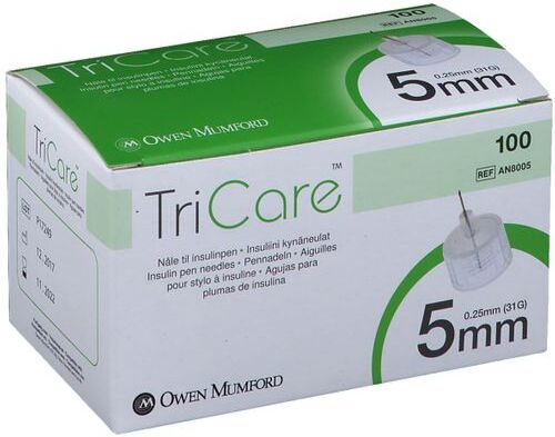 OWEN MUMFORD TriCare Pen-Nadeln 5 mm 0.25 mm 31G 100 St Kanüle