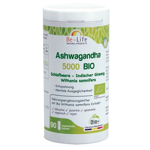 Be-Life Ashwagandha 5000 BIO 90 St Kapseln