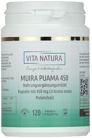 Vita Natura GmbH & Co. KG Vita Natura® Muira Puama 450 mg 120 St Kapseln