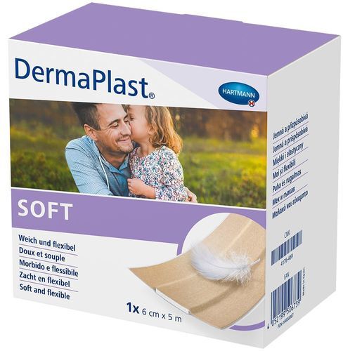 PAUL HARTMANN AG DermaPlast® Soft Wundpflaster 6 cm x 5 m 1 St Pflaster