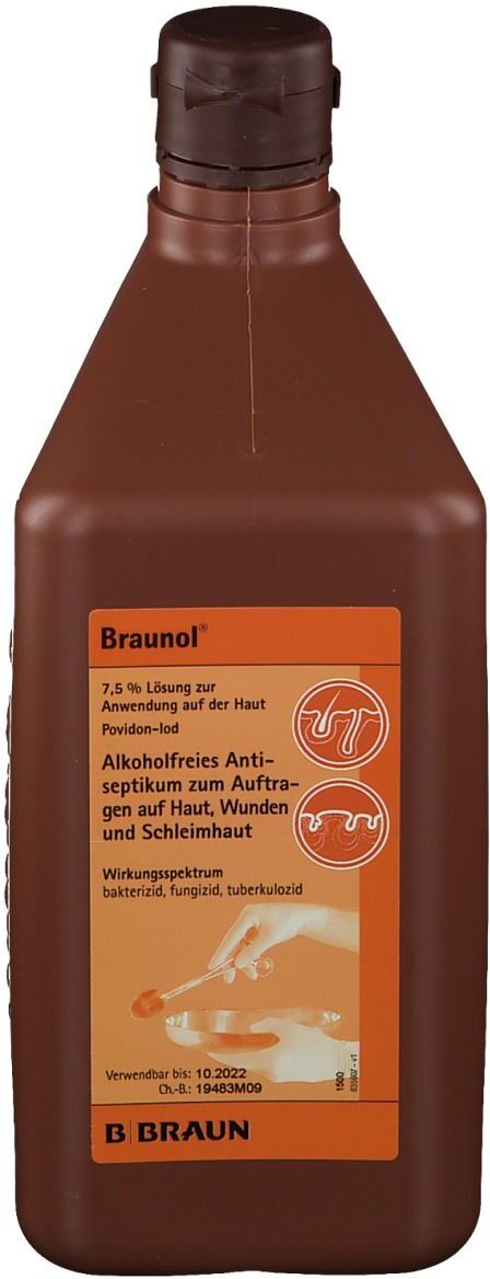 Braunol Schleimhautantiseptikum 1000 ml Lösung