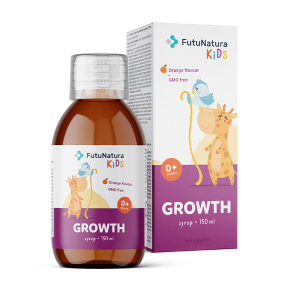 FutuNatura KIDS GROWTH – Sirup für Kinder in der Wachstumsphase, 150 ml