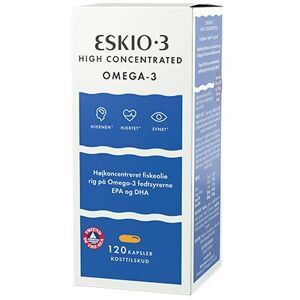 Midsona Eskio-3 High Concentrated omega-3 120 kapsler