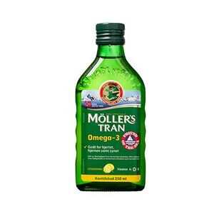 Orkla Møllers Tran med citrus omega 3 • 250ml.