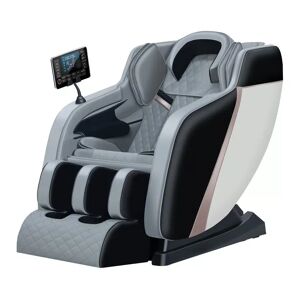 Satana Massagestol 2d Luksus Med L-Teknologi, Varmeterapi , Lcd-Display M.M. (Farve: Sort/hvid)