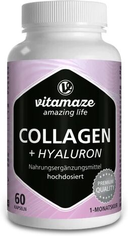 Vitamaze Colágeno + Ácido Hialurónico 60caps