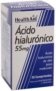 HealthAid Health Aid Ácido Hialuronico 55mg 30 Comp.