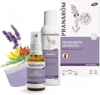 Pranarôm Aromapar+ Pack Tratamiento Antipiojos BIO