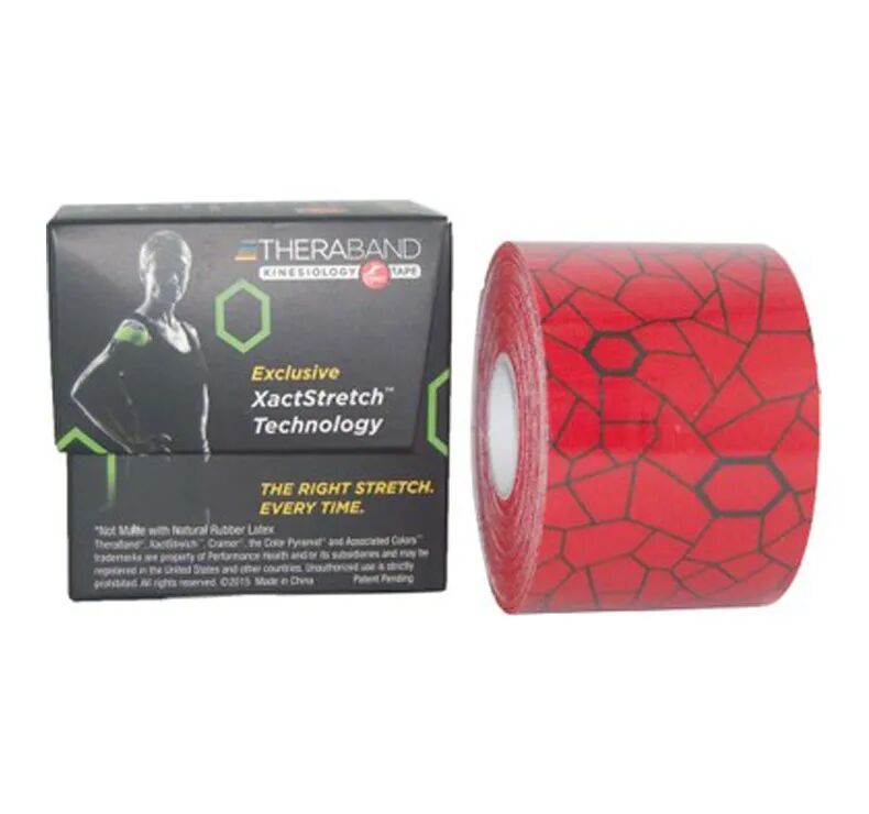 Theraband Banda Elástica  Kinesiology 5cmx5m estándar - Rojo