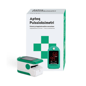 Apteq pulssioksimetri 1 kpl