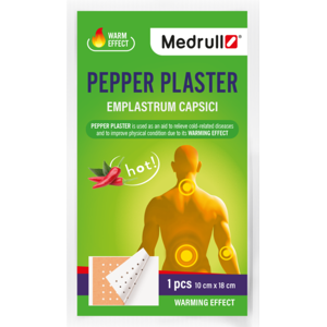 Medrull Pepper Plaster 10x18 cm pippurilaastari 1 kpl