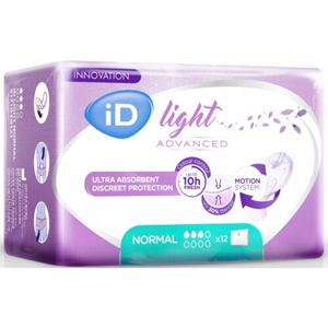 L&R; iD Light Protection Anatomique Normal 3 Gouttes 28 x 10cm 12 unités - Publicité