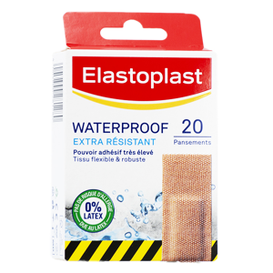 Elastoplast Waterproof Pansement Extra Résistant 20 unités - Publicité