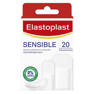 Elastoplast Sensible Pansement Blanc 20 unités - Publicité