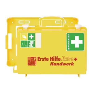 - Mallette de premiers secours Extra+ Handwerk l.310xH210xP130env. mm jaune fluo