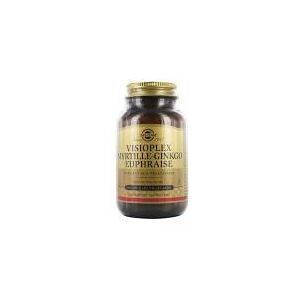 Solgar Visioplex Myrtille-Ginkgo Euphraise 60 Gelules Vegetales - Flacon 60 gelules vegetales