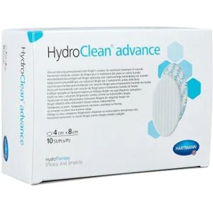 HydroClean Advance Pansement Ovale 8x14cm 10uts