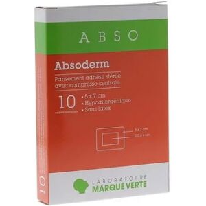 Marca Verde AbsodermApósitos Adhesivos 5x7cm 10uds