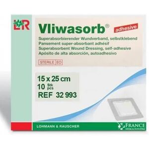 Vliwasorb Pansement Super Absorbant 15x25cm 10uts