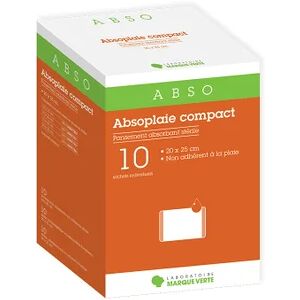 Abso Absosorb Pansement Super Absorbent 20X25cm 10uts