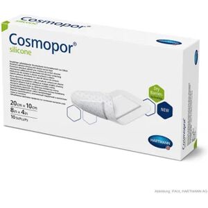 Cosmopor Silicone Pansement Absorbant Adhesif 20x10cm 10uts