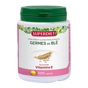 Superdiet Super Diet Huile de Germe de Ble 200 capsules