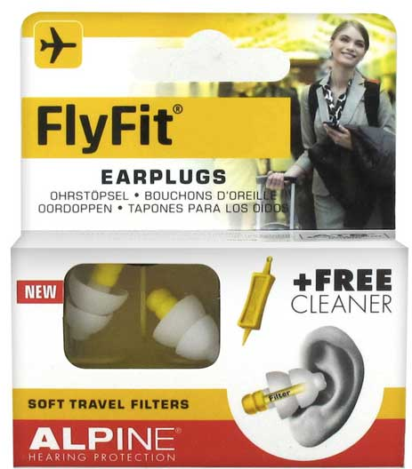 Alpine Bouchons d'Oreilles FlyFit Voyage 1 paire