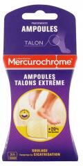 Mercurochrome Pansements Ampoules Talons Extrême 4 Unités - Boîte 4 pansements