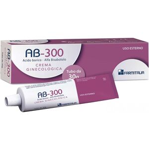 Farmitalia AB-300 Crema Ginecologica 1% Trattamento Vulvovaginiti, 30g