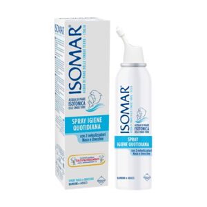 Isomar Spray Igiene Quotidiana Naso e Orecchie Acqua di Mare Isotonica, 100ml