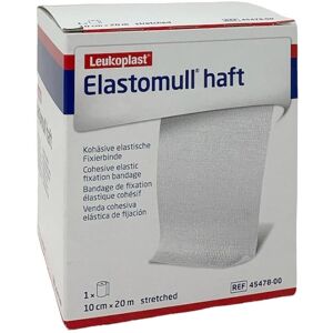 BSN Medical Leukoplast Elastomull Haft Benda di fissaggio autoaderente 10cm x 20m, 1 Benda