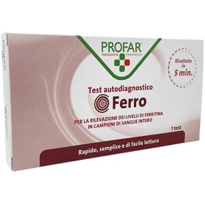 Profar Test Autodiagnostico per la Rilevazione dei livelli di Ferro, 1 Test