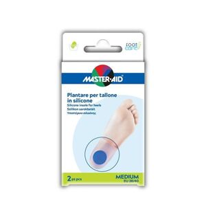 Master-Aid Foot Care - Plantare per Tallone in Silicone Taglia m, 2plantari