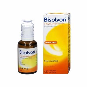 Opella Healthcare Bisolvon 2mg/ml Bromexina Cloridrato Soluzione Orale per Affezioni Respiratorie, 40ml