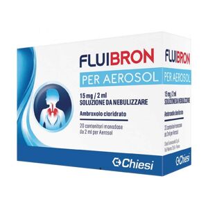 Chiesi Farmaceutici Fluibron 15 Mg/2 Ml Soluzione Da Nebulizzare 20 Contenitori Monodose 2 Ml