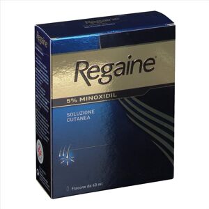 Johnson & Johnson Regaine 5% Minoxidil Soluzione Cutanea per Alopecia Androgenetica, 60ml