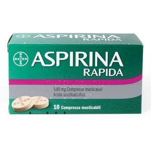 Aspirina Rapida 500 mg 10 Compresse Masticabili