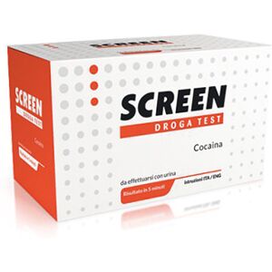 screen italia screen droga test cocaina con contenitore urina