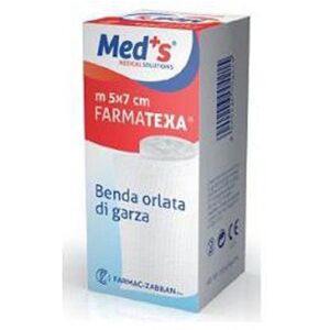 Farmac-Zabban Med's Farmatexa Benda 12/12 Di Garza Orlata 5 m x 10 cm