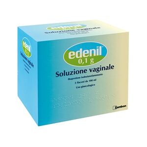 Teofarma Edenil Soluzione Vaginale 0,1 gr 5 Flaconi 100 ml