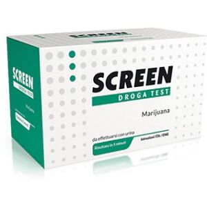 screen italia screen droga test marijuana con contenitore urina