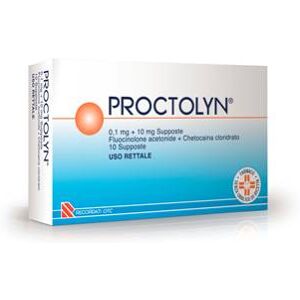 Proctolyn 0,1 mg + 10 mg 10 Supposte