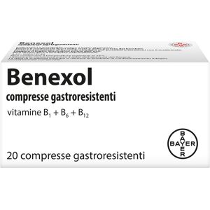 Bayer Benexol Trattamento per Carenza di Vitamine B 20 Compresse