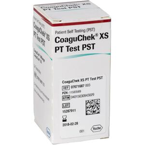 Roche CoaguChek XS PT Test PST Strisce Reattive 24 Strisce