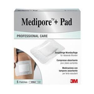 3M Medipore+Pad Medicazione Sterile 10x10 cm 5 Pezzi