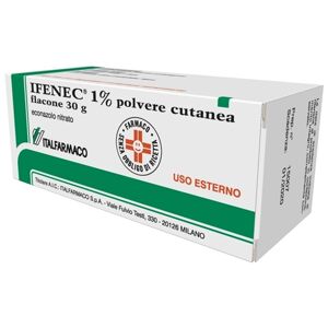 Italfarmaco Ifenec 1% Econazolo Nitrato Polvere Cutanea 30 g