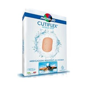 Master Aid Cutiflex Acqua Stop Medicazione In Poliuretano Elastica E Trasparente 10x8 cm 5