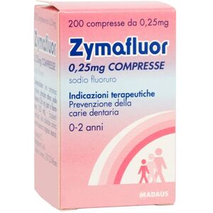 Zymafluor 0,25 mg Sodio Fluoruro 200 Compresse