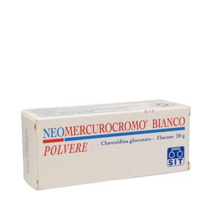 Sit Neomercurocromo Bianco Polvere 5 mg/g Clorexidina gluconato Disinfettante 20 g