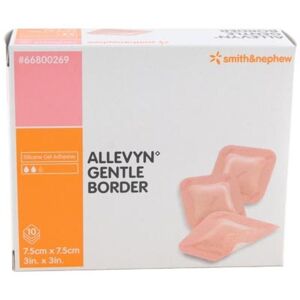 Allevyn Gentle Borde7,5X7,5 10